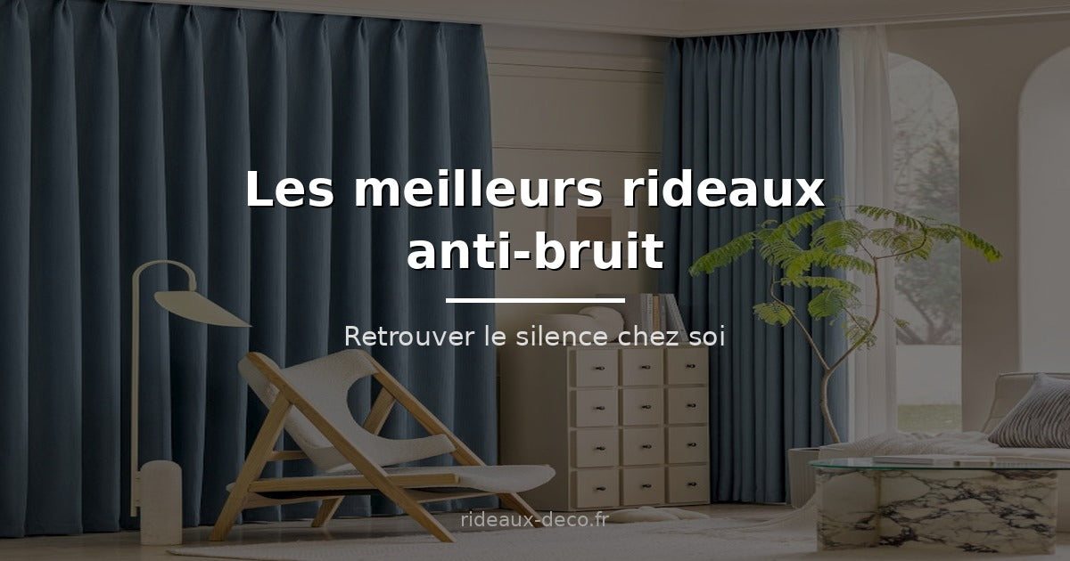 Rideaux anti-bruit epais en velours pour isolation phonique dans un interieur moderne