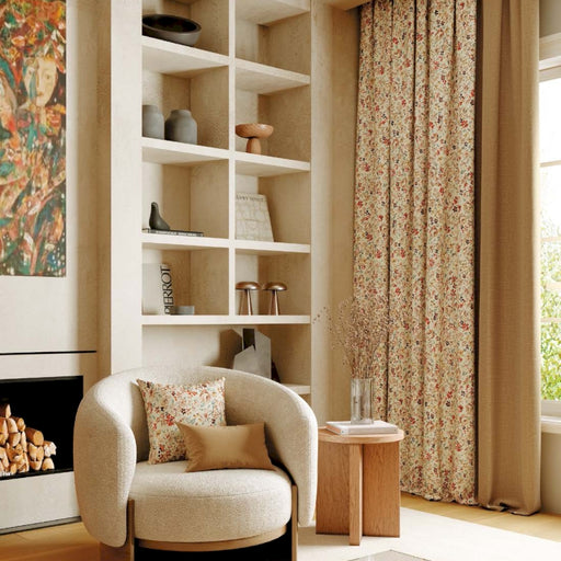 a living room filled with furniture and a fire place