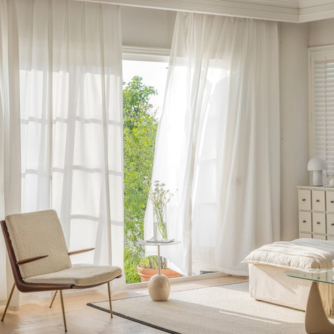 163 White Sheer, Embossed Pique Fabric, Custom Window Sheer €57.50