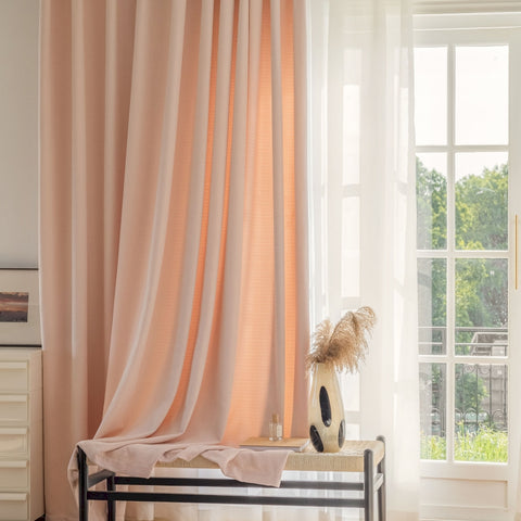 4 Alejandro Curtain, Chenille Jacquard Fabric, 5 Colors Available €80.00