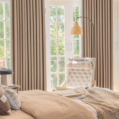 124 WINNIE Curtain, Chenille fabric with matte velvet effect, Custom Blackout Curtain €71.50