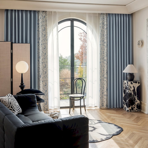 134 FLORAISON Curtains, Blackout Curtains, Grainy Cotton Texture €65.00