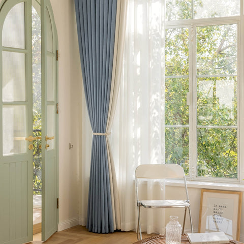 140 NANDINA Curtains, Chenille Fabric with Plant Pattern, Curtain Sewing €75.50