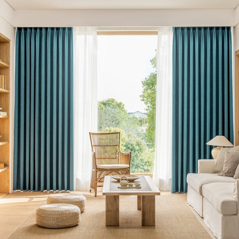 135 Fern-Chevron Curtains, High Quality Chenille, 15 Colors €71.00