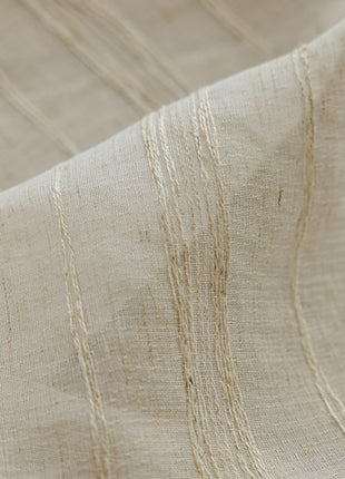 a close up view of a fabric with lines on it