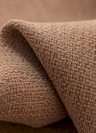 a close up view of a brown fabric