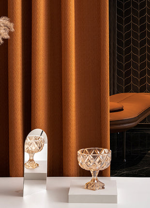 Rideau Orange Salon Moderne