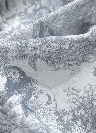 a close up of a pillow with a pattern on it