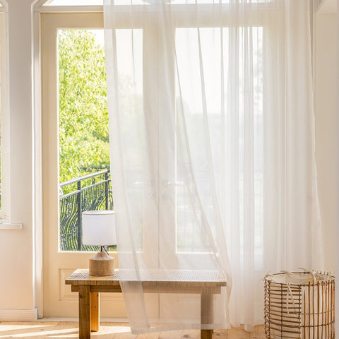 157 Alegria Sheer, Transparent Sheer, Fine Striped Fabric with Gold Reflections €51.50