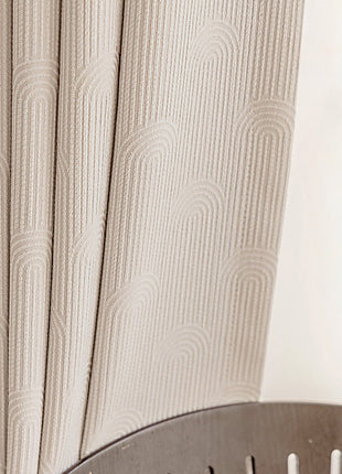 Rideau Crème Moderne