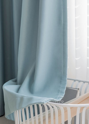 Luxury cotton blackout curtain