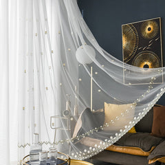 Voilage Blanc Moderne Salon