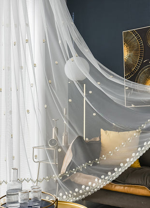 Voilage Blanc Moderne Salon