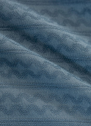a close up of a blue fabric texture