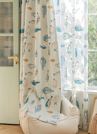 a living room with a chair and a window