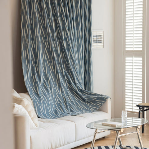 150 PRISME Curtains, Synthetic Silk and Wool Jacquard Fabric, Custom Curtain €85.70
