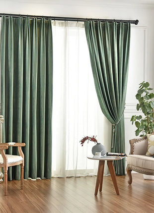 Rideau Moderne Vert Sauge