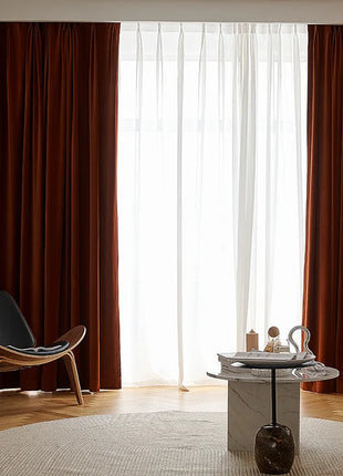 Rideau Orange Foncé