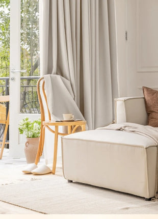 Rideau Blanc Cassé Boheme