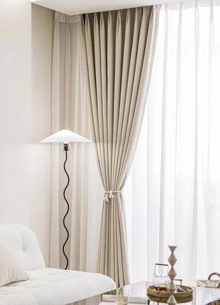 Rideau Beige Occultant Moderne