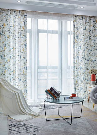 Rideau Léger Motifs Nature