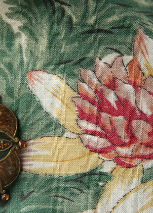 Floral Elegance Tropical Curtains