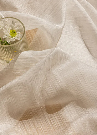 Voilage Beige Romantique