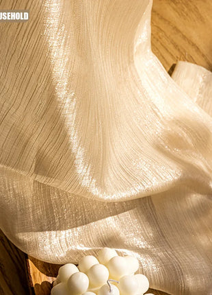 Voilage Beige Romantique