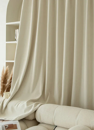 Rideau Blanc Cassé Chenille