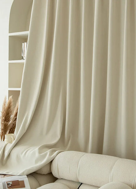 Rideau Blanc Cassé Chenille