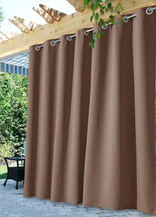 Rideau Extérieur Imperméable Marron