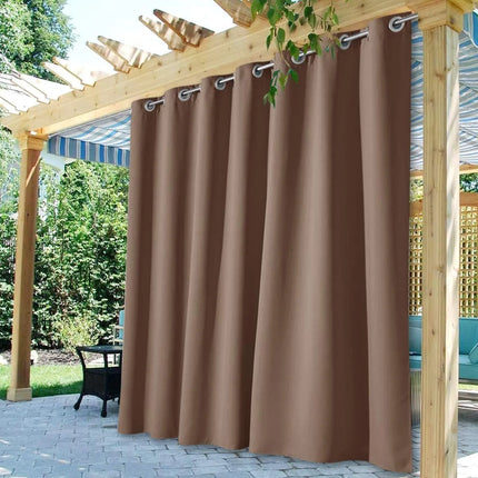 Rideau Extérieur Imperméable Marron