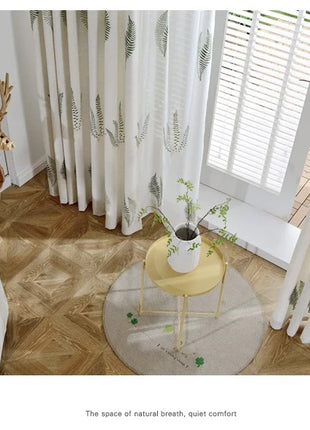 Rideau Salon Boheme Blanc