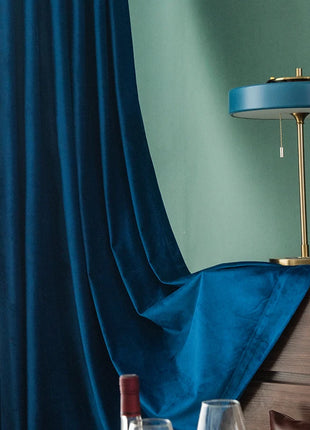 Rideau Bleu Nuit Doux