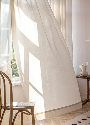 Voilage Blanc Tamisant