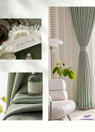 Rideau Vert Sauge Elegant