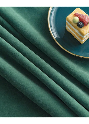 Rideau Vert Sapin Velours Doux