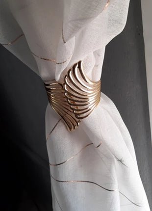 Metallic Curtain Tieback Shiny Wings 1 Piece