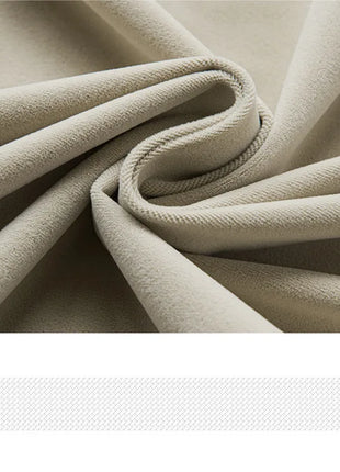 Rideau Elegant Velours Beige