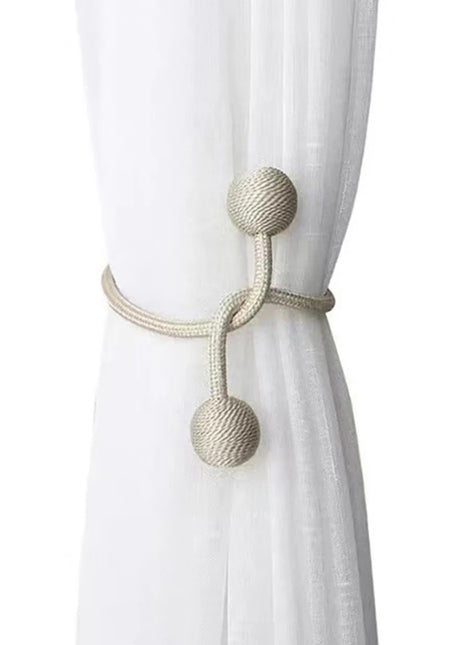 Magnetic Curtain Tieback with Balls (2pcs)