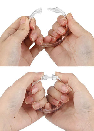 Plastic Rings for Shower Curtains – Set of 12