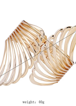 Metallic Curtain Tieback Shiny Wings 1 Piece