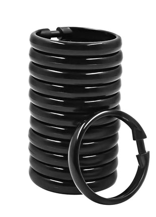 Plastic Rings for Shower Curtains – Set of 12