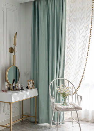 Rideau Bleu Clair Luxe