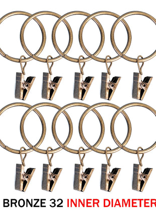 Curtain Clip Rings (10pcs)