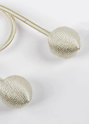 Magnetic Curtain Tieback with Balls (2pcs)