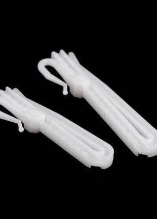 Plastic Curtain Hooks Pack of 10