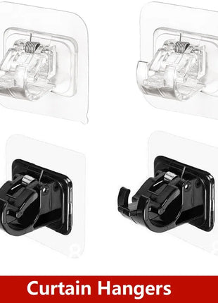 Self-Adhesive Curtain Rod Brackets (2-4pcs)