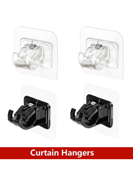 Self-Adhesive Curtain Rod Brackets (2-4pcs)