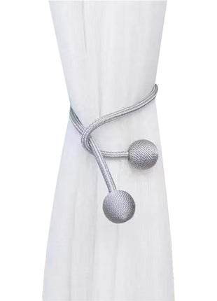 Magnetic Curtain Tieback with Balls (2pcs)